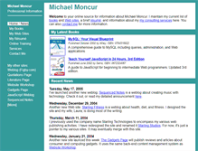 Tablet Screenshot of michaelmoncur.com